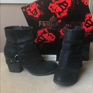 Fergalicious Black Liza Bootie